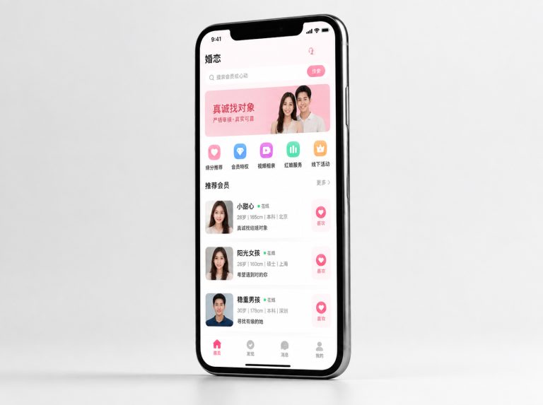 霍山县婚恋APP与手机H5网站